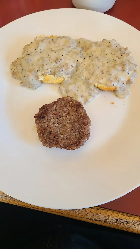 Sausage Gravy and Biscuits with Sausage